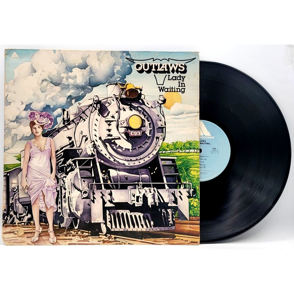 OUTLAW - LADY IN WAITING‎ - ROCK LP RECORD ARISTA